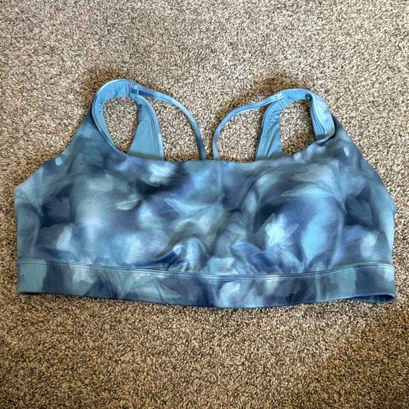 Athleta Other - Athleta Blue Tie Dye Sports Bra